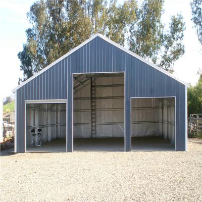 China industrial prefab car park/steel structure car shed portable parking lot for sale