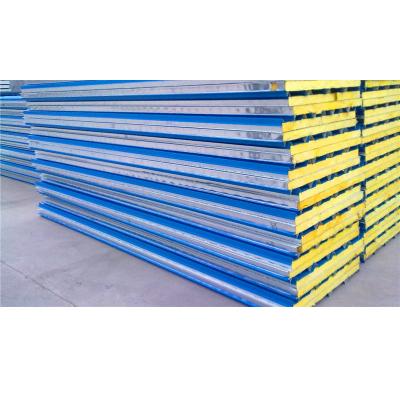 China Low Cost Industrial Sandwich Panel Price PU/Rock Wool/Fiberglass/EPS Sandwich Panels for sale