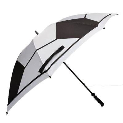 China Modern Manual Open Football Umbrella 60 Inch Good Quality Windproof Printing Full Football Golf Umbrella For Outdoor for sale