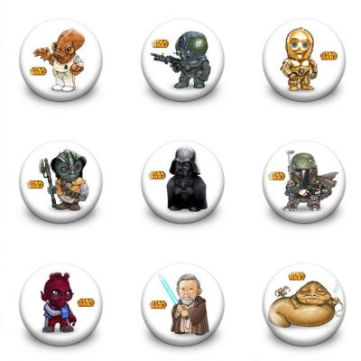 China Advertising Wholesale Custom Design Round Pins Logo Button Pins Cartoon Different Button Pin for sale