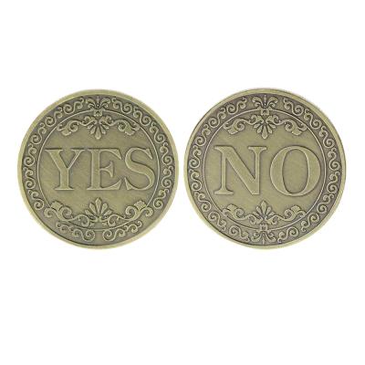 China New Design Cheap Custom Metal From USA Coin Yes No Logo Souvenir Coin for sale