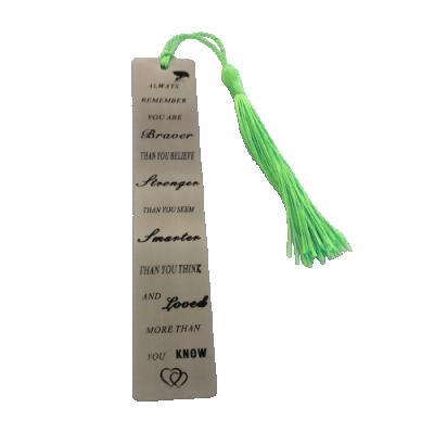 China Personalized Fancy China Souvenir Bookmarks Bulk Custom Metal Bookmark Tassels For Books for sale