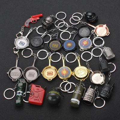 China Promotion Gift Custom Company Logo Game Perimeter Filters Key Weapon Metal Model Chain Gift for sale