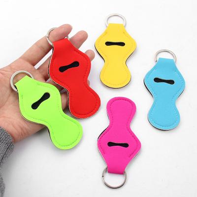 China Memorabilia Locks Pocket Lipsticks Pocket Lip Balm Lip Balm Stick Holder Chain Key Chain Key Rings for sale