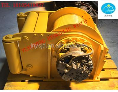 China BOAT Hydraulic Planetary Gear Decelerator Winch With Grooved Drum for sale