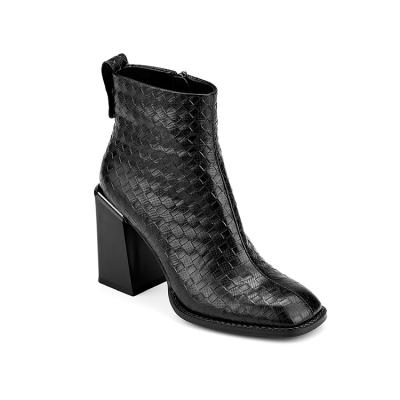 China GOTTI massage 2021 spring and summer new fashion black women's boots wholesale customization for sale