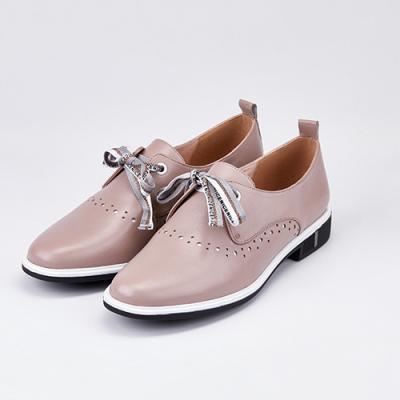 China Deodorization Latest Pink Casual Shoes 2020 Fashion Lace Up Comfortable Ladies Shoes GOTTI Formal Shoes for sale