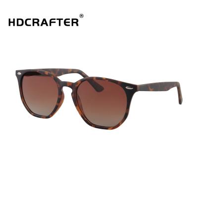 China HDCRAFTER fashion retro sunglasses fashionable tr90 sunglasses for women polarized glasses 2021 nc uv400 new sun glass river for sale