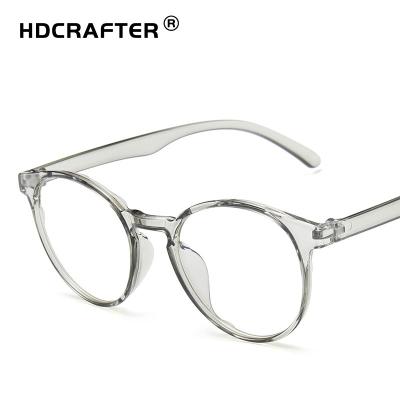 China For Reading Glass Wholesaler Classic Round Anti-blue Glass Frame Fashion Blocking Retro Vintage Computer Eyeglasses Optical Shades CE 2021 New for sale