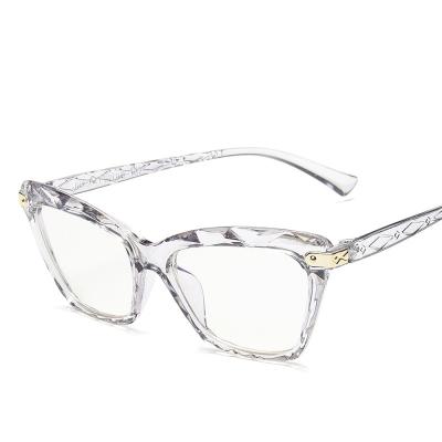 China For reading glass wholesaler section anti-blue glasses frame classic retro fashion blocking plastic computer glasses optical CE 2021 new for sale