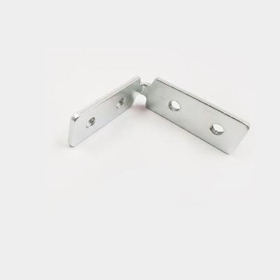 China Modern high-grade furniture accessories, angle zinc alloy L-shaped code thickened fixed bracket to support interior door door Han for sale