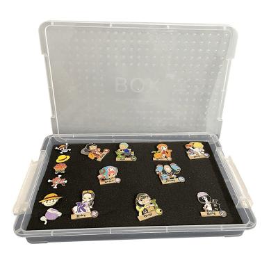 China Viable the badge storage box is transparent, visible and dustproof for sale