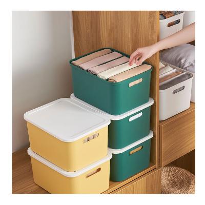 China Modern clothes and pants storage box can be freely stored with movable partition for sale