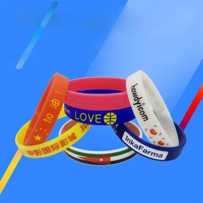 China Waterproof Durable Wristband Silicone Wristband Suitable For Children And Adults Toddlers Promotional Gifts for sale