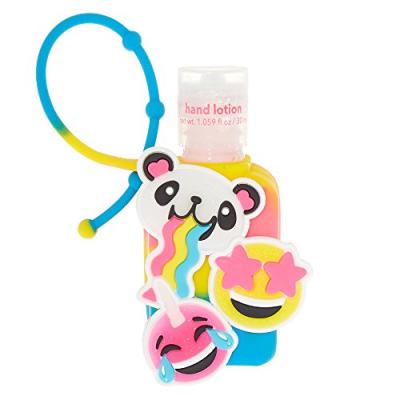 China Portable Safety Silicone Mini Round Square Travel Perfume Hand Sanitizer Bottle Holder Cover for sale