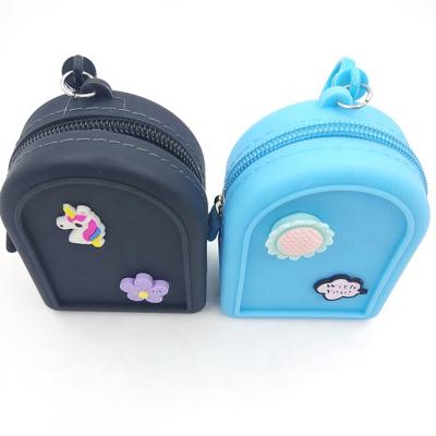 China Japan Style Squeeze Silicone Coin Purse Women's Mini Silicone Coin Purse Available for sale