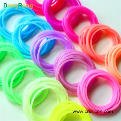 China Fashion Promotional Elastic Hair Band Unbreakable Silicone Elastic Band Price for sale