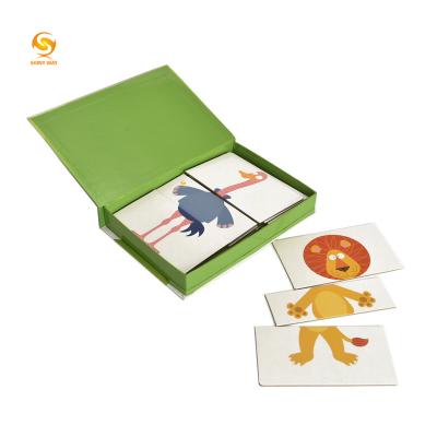 China Educational Puzzle Game Paper Craft Toy Shinyway Jigsaw Animals Puzzle Paper for sale