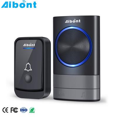 China Modern Waterproof Smart Wireless Doorbell With 1 Receiver Long Range AC Door Bell Outdoor for sale