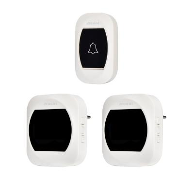 China Modern Newcomer 1000 Feet Extend 56 Tone Smart Home Bell Ring Doorbell System Long Ringed Remote and Receiver 2 for sale