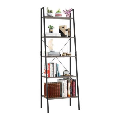 China (Size) adjustable five-storey shelves, living room shelves, home multi-functional steel wood shelves for sale