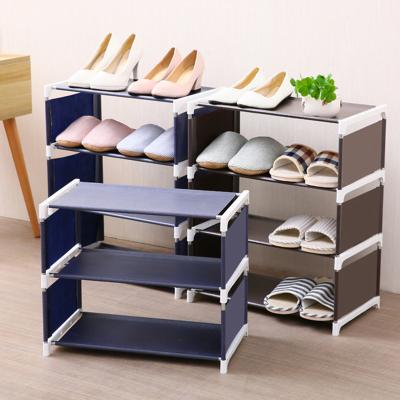 China Capsule Shape (Size) Simple Design Style Adjustable Shoe Rack Modern Cabinet Stackable Shoe Box Display Racks for sale