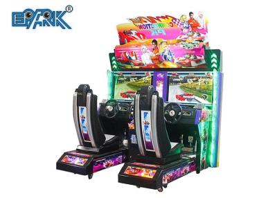 China Double Players Racing Game Simulator Metal Cabinet Racing Game Machine for sale