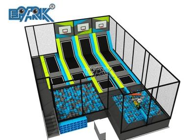 Cina I bambini dell'interno dell'attrezzatura del campo da giuoco suddividono in zone il parco dell'interno del trampolino da vendere in vendita