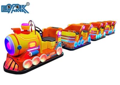 China La cabeza de alta potencia del tren remolca tren sin rieles del parque de atracciones de 3 el nuevo carros de la Doble-fila en venta