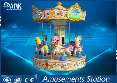 China Fiberglass Kiddy Ride Horse Carousel Ride Outdoor Playgroud Amusement Park Equipment for sale