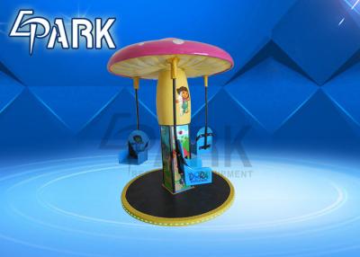 China Amusement Park Equipment , Kiddie Rides Flying Chair Mushroom for sale