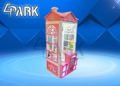 China Pink Villa House Big Claw Crane Game Machine gift machine mini candy crane machine for sale