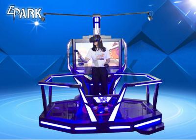 China Single Player VR Walking Platform / VR Standing Shooting Simulator Arcade Machine for sale