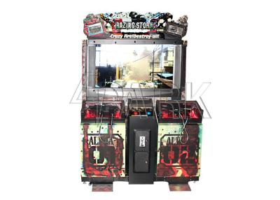 Chine Jeu vidéo de traction de pièce de monnaie de machine de jeu de pousse rasant la machine de jeu vidéo de tempête à vendre