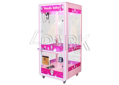 China Attractive Bear Design Full transparent glass material toy scratch lift vending machine coin operated for sale