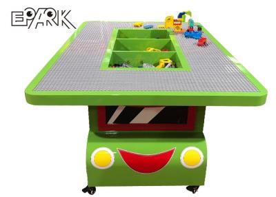 China Cartoon Building Block Car Amusement Game Machines For 8  Player 220V for sale