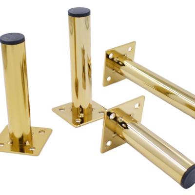 China Contemporary Legs For Sofa Leg Cabinet Metal Furniture L-Shaped Leg Italian Golden Steel Italian Chrome Gold Iron Paint Modern Simple Antique for sale