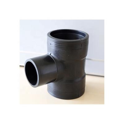 China Building Industry HDPE PE100 Equal PE Pipe Fitting Water Supply Electrofusion Tee E-F for sale