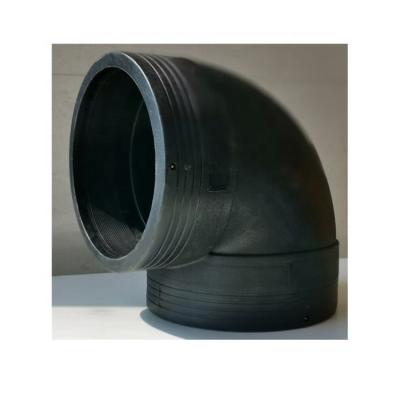 China Building Industry HDPE PE100 PE Pipe Fitting Electrofusion E-F Elbow 90 Degree for sale