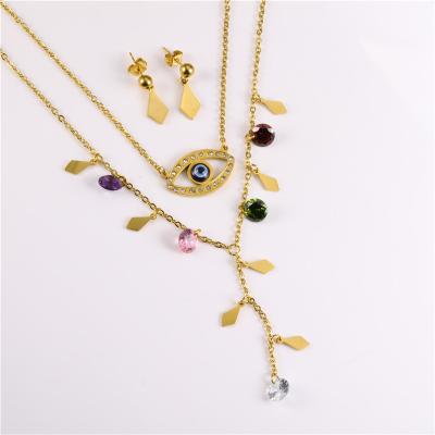 China Fashion Cheaper Classic Blue Evil Eye Glass Necklace Amulet Necklace Protection Against Evil/Danger/Disease for sale