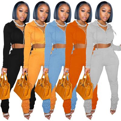 China Breathable Breathable Crop Top Sweat Suits Tracksuits Sweatsuit Sets Women Tracksuit Training Wear Tracksuits 2021 for sale