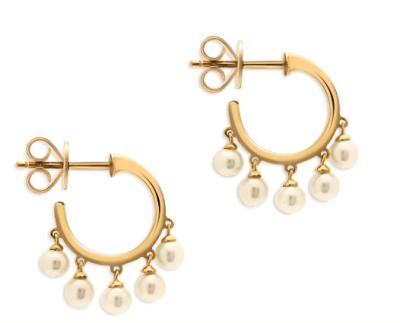 China BOHEMIA 2021 Trendy Jewelry 18k Real Gold Plated Pearl Stud Earrings Around Vintage Earring Fancy S925 Sterling Silver for sale