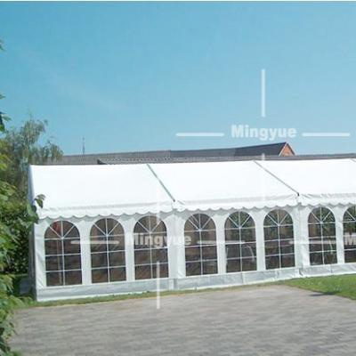 China Hot Sale 6m x 12m Party Customized White Span Clear Aluminum Frame Marquee Warehouse Tent For Wedding Event for sale