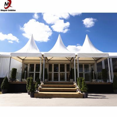 China Party factory production large outdoor aluminum structure pagoda tent for exhibition party and event for sale