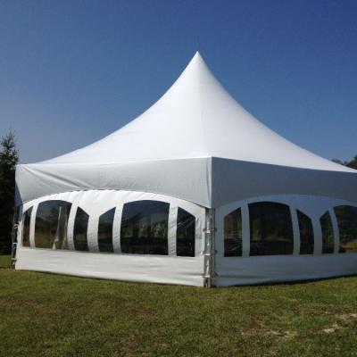 China Outdoor 7x15m Party Events Tent With Decoration Lined PVC Hot Sale Pagoda Tent for sale