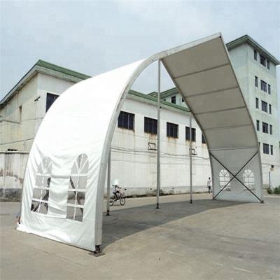 China Huge Durable Strong Party Curve Tent For Aircraft Hangar , Parking Lot , Sport for sale