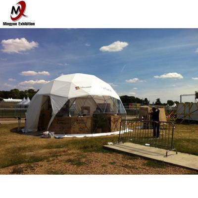 China Prefab Party Diameters Transparent PVC Geodesic Dome House Tent for sale