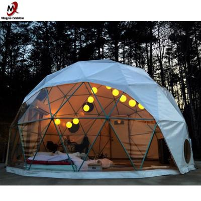 China Luxury Outdoor Party Hotel Round Frame PVC Geodesic Soundproof Strong Event Dome Tent For Sale for sale