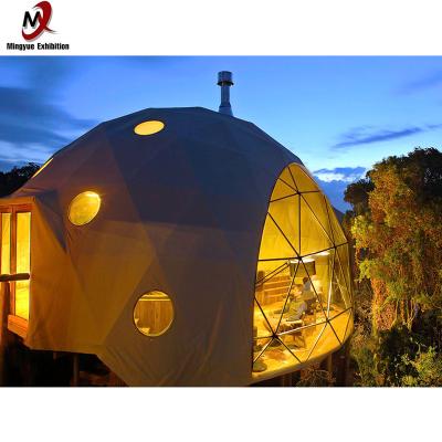 China Transparent Party 8m Diameter Outdoor PVC Geodesic Dome Tent For Exhibition And Trade Show for sale