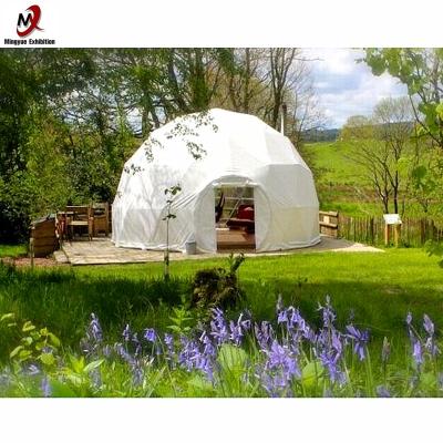 China Luxury Party Hotel Steel Structure Frame Geodesic Dome Tent Strong Marquee For Exhibition for sale